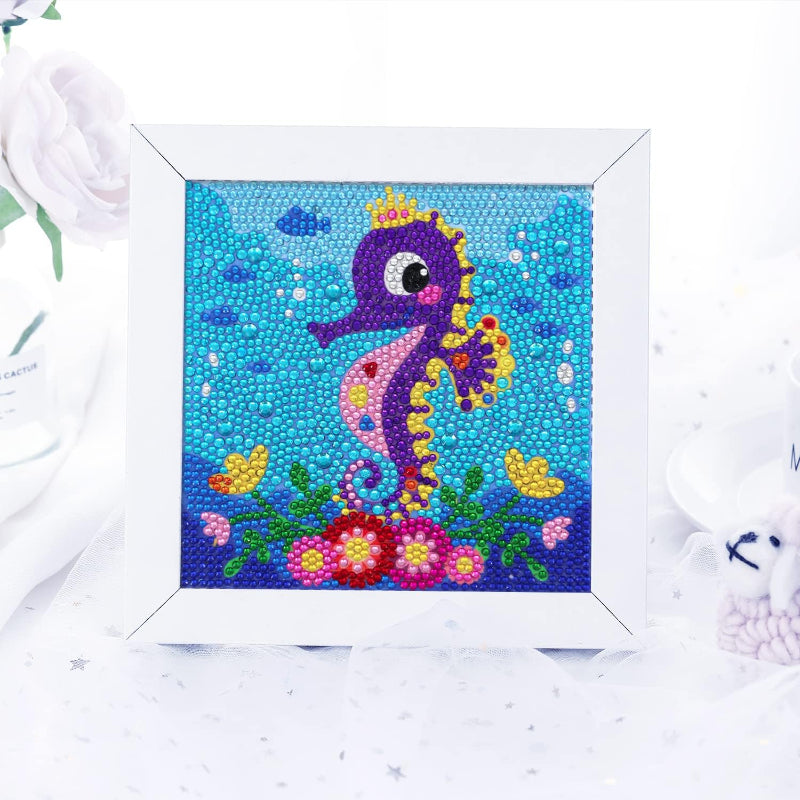 Animal Diamond Painting With Wooden Frame