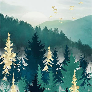 Birds And Trees Diamond Painting Set