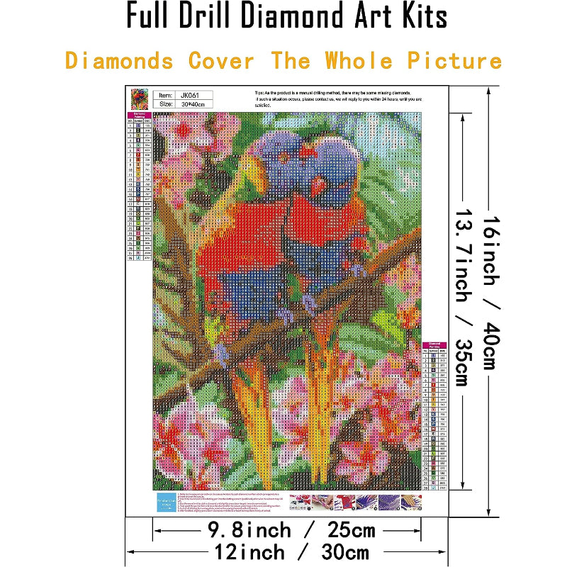 Birds Pair Theme Diamond Painting Kits