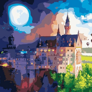 Castle Painting By Number Kit