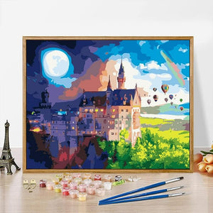 Castle Painting By Number Kit