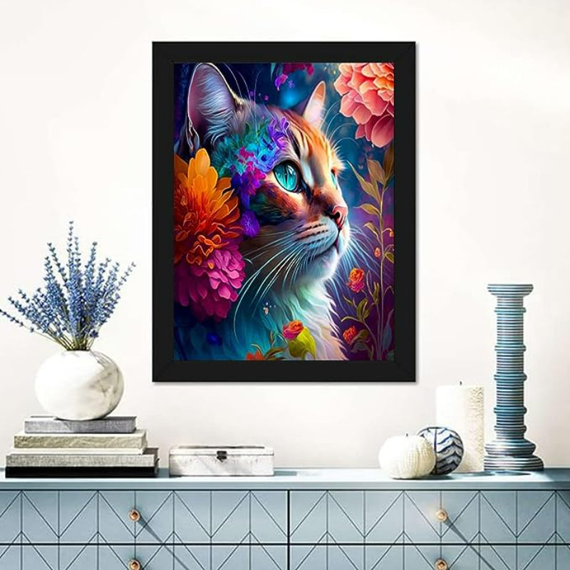 Cat Paint By Diamond Kit