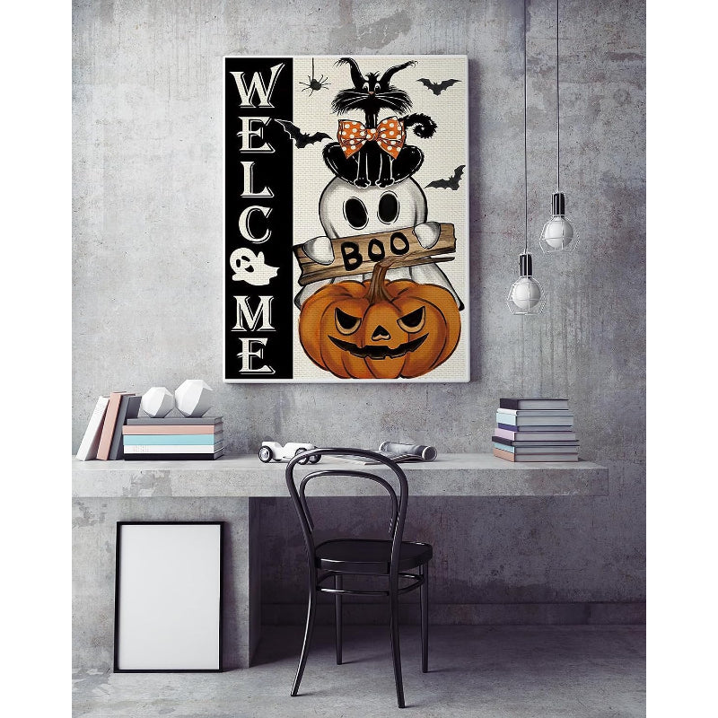 Comic Halloween Painting By Number Kit