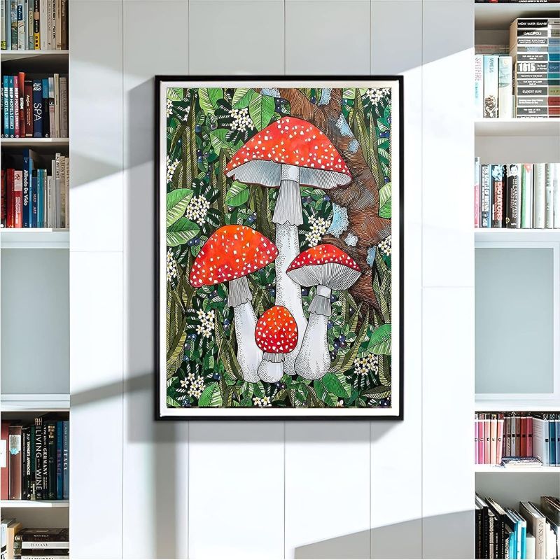 Crystal Mushroom Gem Art Painting Kits