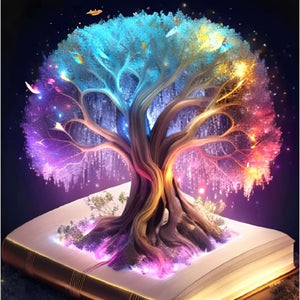 Crystal Tree On Book Painting Kit