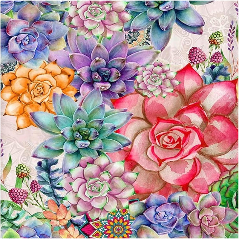Flower Art Diamond Craft Painting Kits