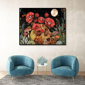 Flower Art Paint By Number For Decor