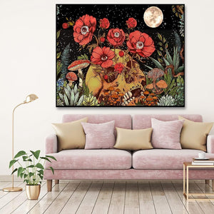 Flower Art Paint By Number For Decor