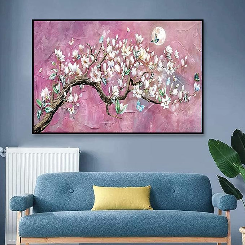 Flower Tree Moon Diamond Painting Kit