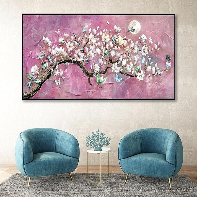 Flower Tree Moon Diamond Painting Kit