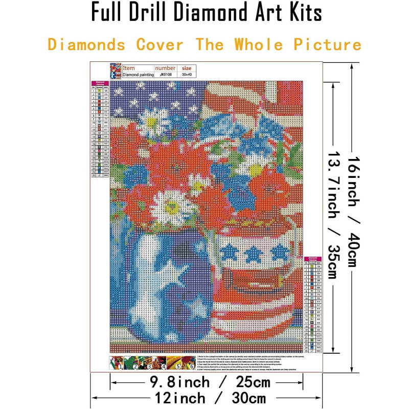 Flower Vase Diamond Painting Kits