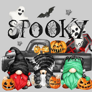 Halloween Cartoon Themed Diamond Craft Artwork Kit