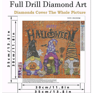 Halloween Themed Diamond Art Painting Kit