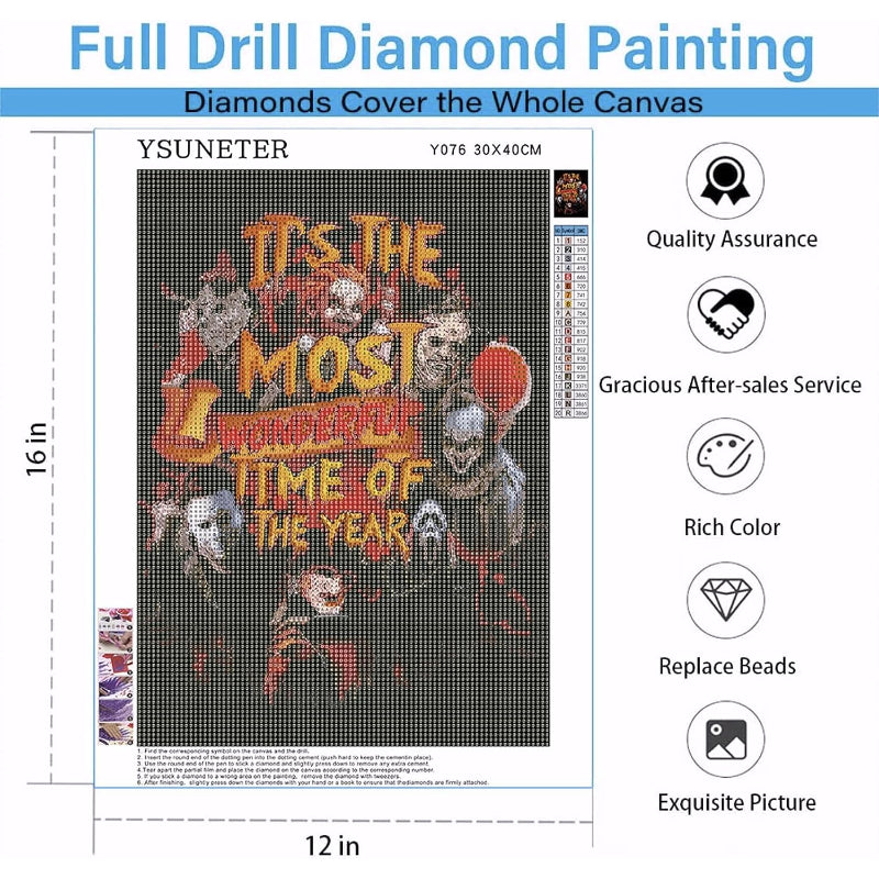 Halloween Themed Diamond Art Painting Kits