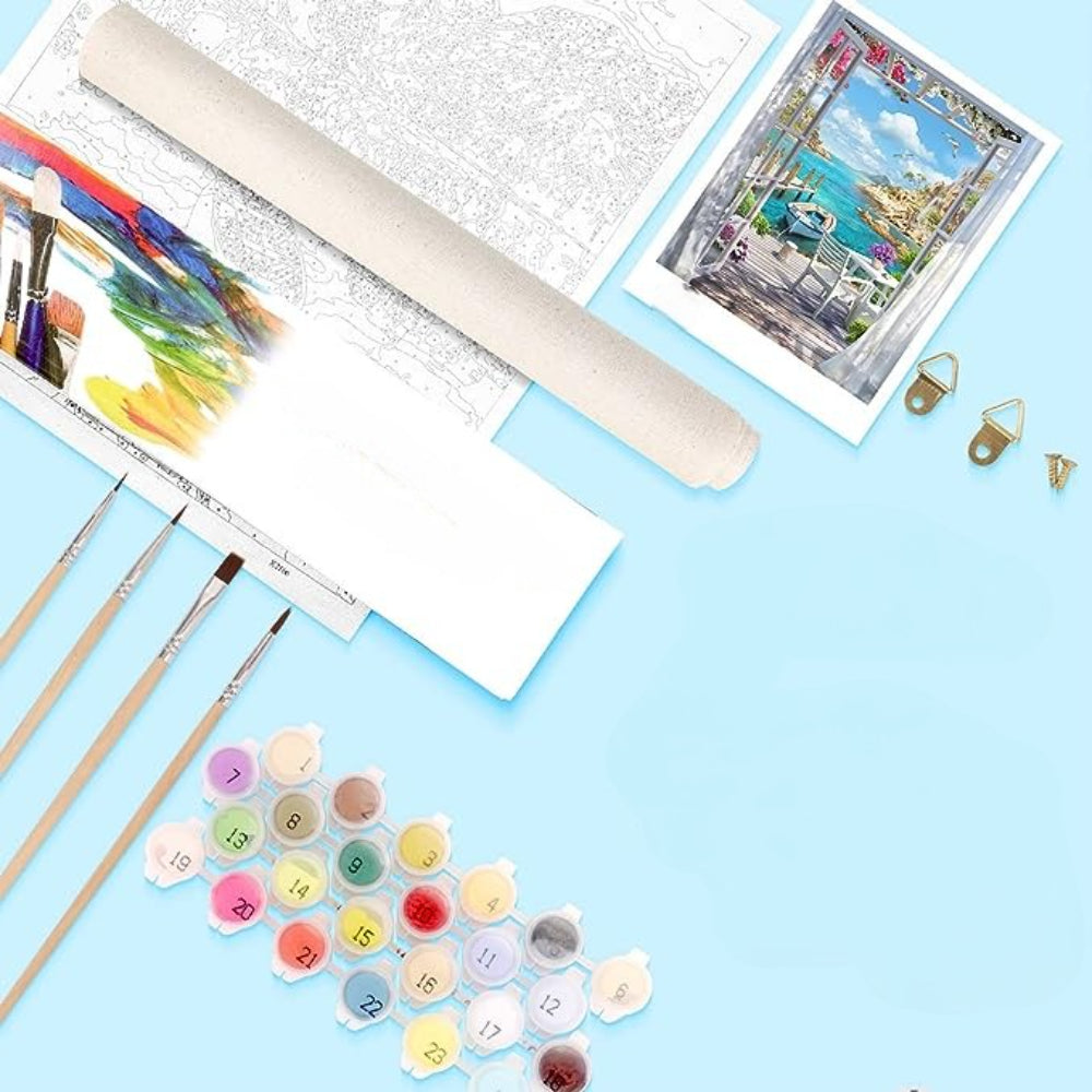 Landscape Beach Painting By Numbers Kits