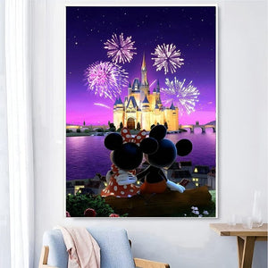 Mickey And Castle Art Painting Kits