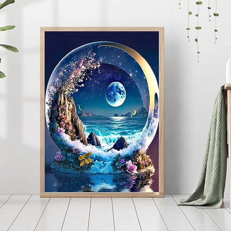 Moon Painting By Number Kit