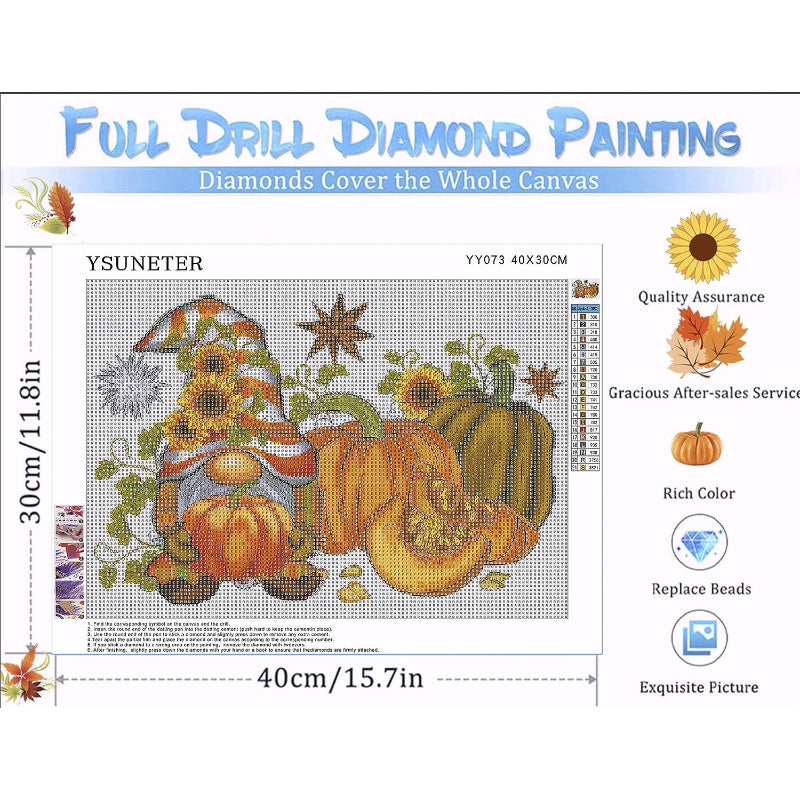 Pumpkin Diamond Art Painting Kit