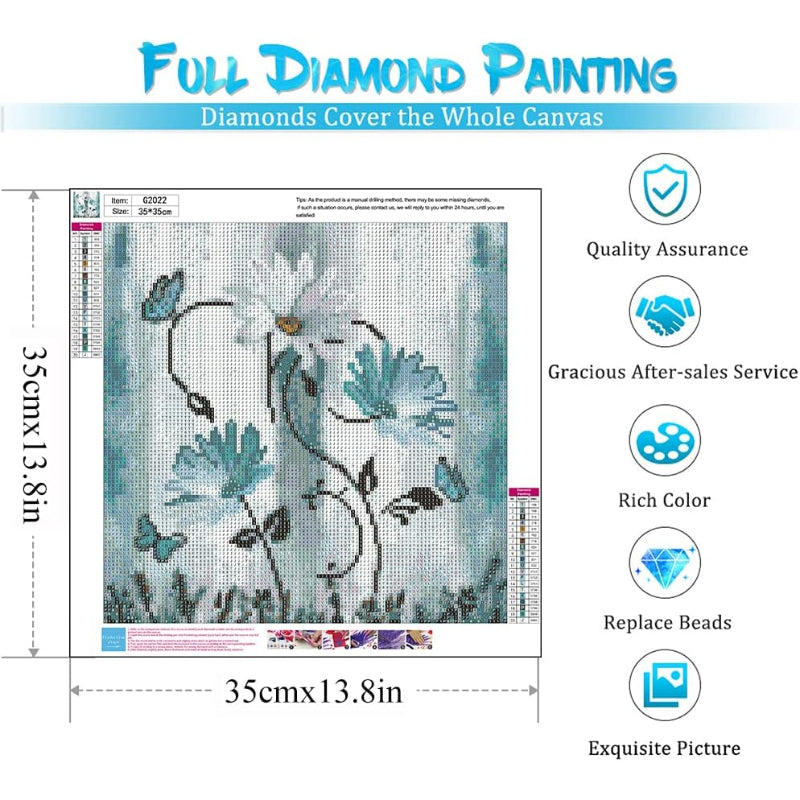 Rustic Flower Art Diamond Painting Kits