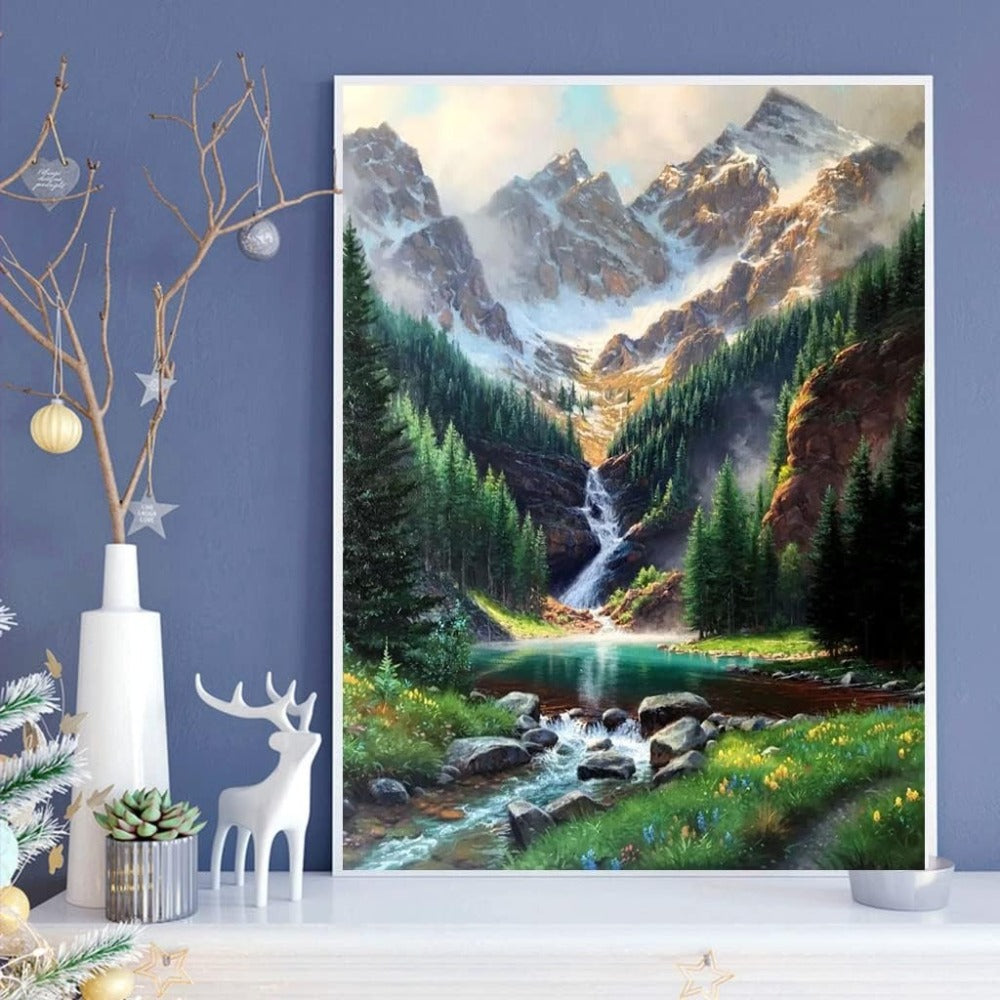 Mountain Scenery Diamond Painting Kits