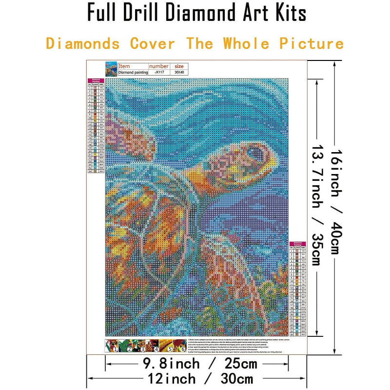 Sea Turtle Art Diamond Painting Kits