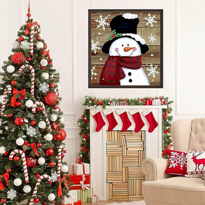 Snowman Art By Number Kit