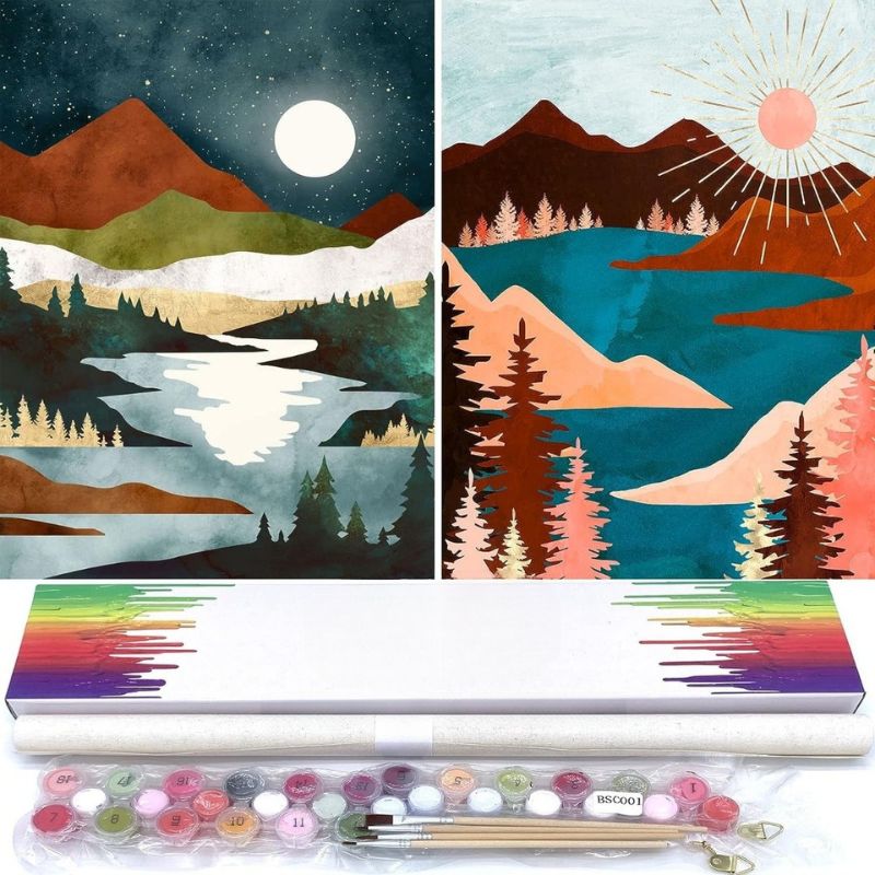 Sun And Moon Paint By Numbers Set