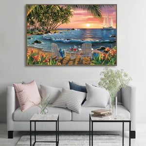 Sunset And Sea Painting Kits