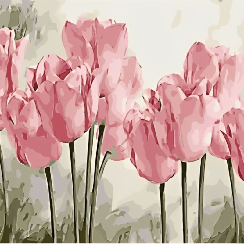 Tulip Field Paint By Numbers Set
