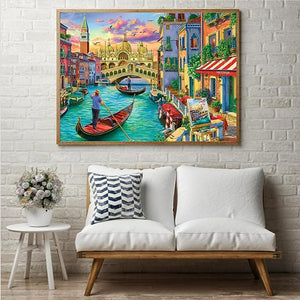 Venice City Painting By Numbers