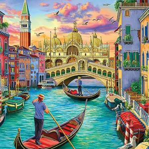 Venice City Painting By Numbers