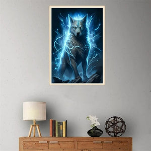 Vibrant Wolf Painting By Numbers Kit