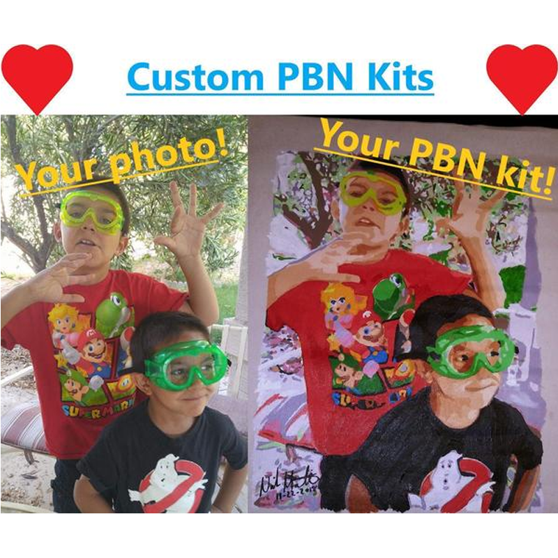 Paint by Number Custom Photo